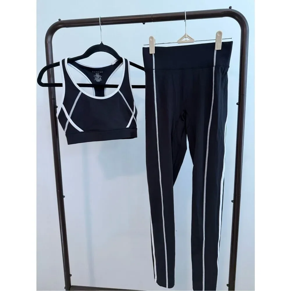 Bandier Center Stage Legging Bra Set